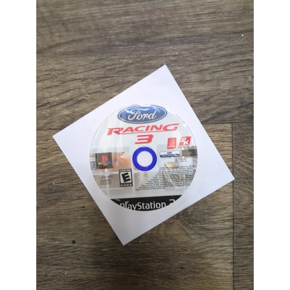 Ford Racing 2 (Sony PlayStation 2, 2003) Disc Only
